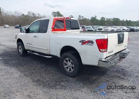 2006 Nissan Titan Se из США, поврежденный, VIN 1N6BA06B66N521196